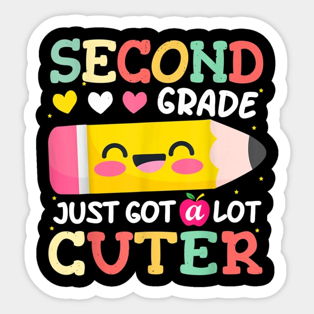 2nd Grade Back to School Shirt just got a lot cuter 1st day Sticker by FONSbually